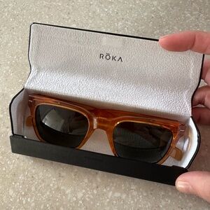 Roka Orange Sunglasses & Case